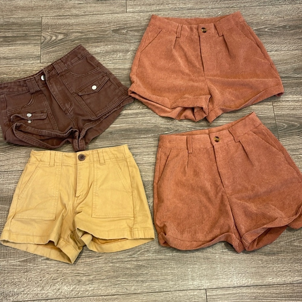 4 pairs of extra small shorts